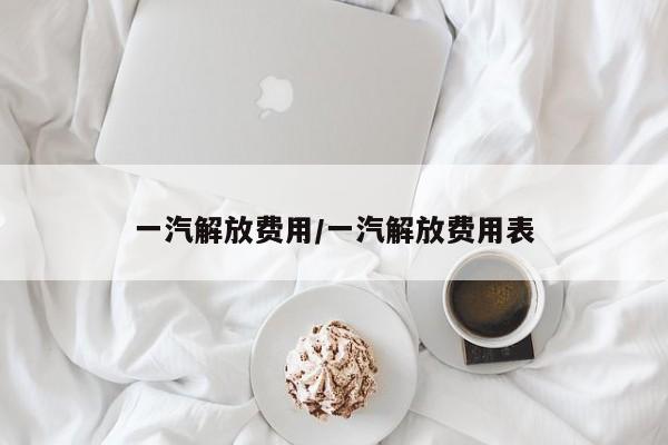 一汽解放费用/一汽解放费用表